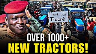 Ibrahim Traoré Strikes Again! Imports Around 1,000 Modern Tractors via Ghana Seaport