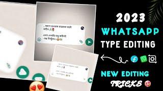 New Facebook Viral WhatsApp Typing Status Video Editing In Capcut | Text Blur Status Video Editing