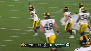 Iowa Intercepts The Ball vs. Michigan State | Iowa Football | 10/19/2024