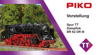 PIKO [V145] TT Dampflok BR 62 DR III