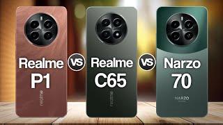 Realme P1 5G Vs Realme C65 5G Vs Realme Narzo 70 5G