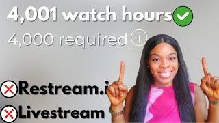 Give me 10 MINUTES, you'll get 4000 watch hours and 1000 subscibers VERY EASY,