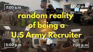 Week in my Life as a U.S Army Recruiter