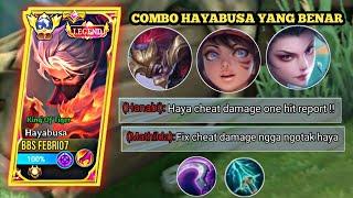 CARA MAIN HAYABUSA YANG BENAR + PENJELASAN COMBO YANG BENAR | BUILD HAYABUSA TERSAKIT 2024