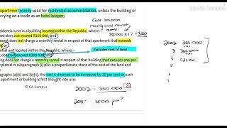 Part 7-Capital Allowances - Residential Units - s13sex (10min)