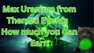 Max Uranium from Themed Events:  How much you Can Earn