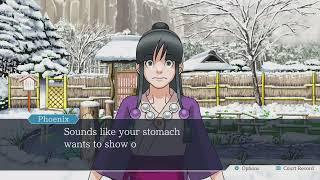 Ace Attorney T&T Maya's stomach growling (with comments)