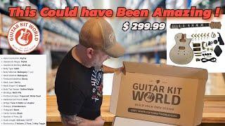 Unboxing a GUITAR KIT WOLD  Les Paul: Stunning Look, Shocking Flaws!