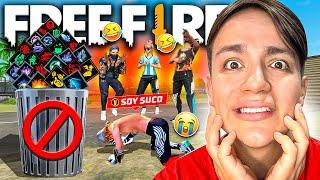 RETO: NO PUEDO USAR HABILIDADES EN UNA PARTIDA DE FREE FIRE!!