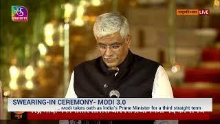 Gajendra Singh Shekhawat takes oath as Cabinet Minister at Rashtrapati Bhavan