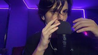 asmr mic scratching, tapping, mouth sounds, cinta