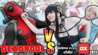 Deadpool vs anime expo chibi 2023