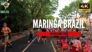 Walking at the Park: Explore Nature and City Life, Brazil【4K HDR】