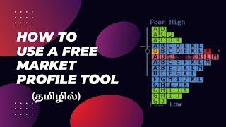 How to use free market profile tool ? #gocharting #marketprofile #orderflow