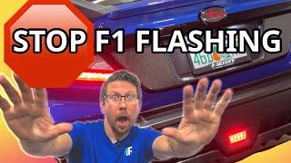 How to Enable or Disable Noble F1 Blinking Brake Light on 2022 Subaru WRX