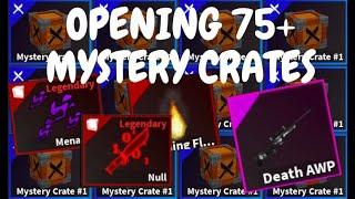 Opening 75+ Mystery Crates in roblox kat