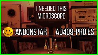 Digital Microscope With Endoscope Evaluation & Review. Andonstar AD409-PRO ES.