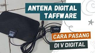 Cara Pasang Antena Digital Taffware dan Scan Channel TV