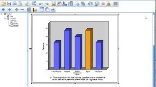 SPSS - Simple Bar chart (via Chart builder)