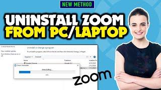 How to uninstall zoom from pc/laptop 2024