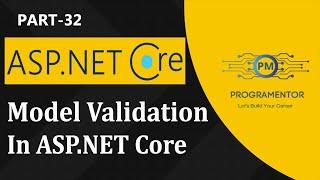 32 | Model Validation In ASP.NET Core 6 | Data Annotations | Form Validation (Hindi/Urdu)