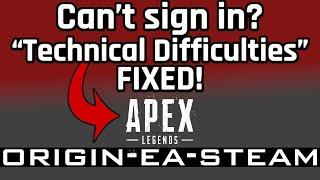 Fixing the "Technical Difficulties" Error for Apex Legends, Steam, Origin in 2020 (QUICK AND EASY)