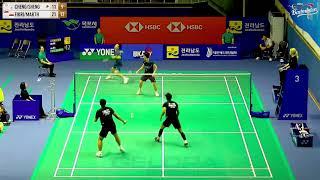 Fikri / Marthin (INA) vs Chen/Chen (TPE) | Korea Open 2024 Badminton