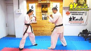 Комбинация атака и контратака киокушин каратэ |Combination attack and counterattack kyokushin karate