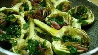 Артишоки на сковороде по римски / Carciofi in padella / Artichokes in the pan