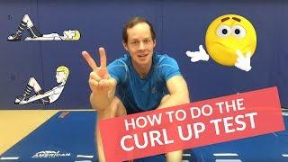 How to do the Curl Up Test |Fitnessgram in PE|