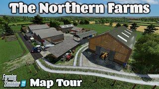 CRACKING NEW MAP! “THE NORTHERN FARMS” FS22 MAP TOUR! | NEW MOD MAP! (Review) PS5.