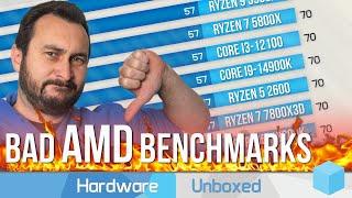 Why AMD’s Bad Benchmarks Are BAD! Investigating The Lie