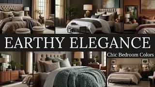 Earthy Elegance : 70 Ideas Colors in a Chic Bedroom 2024 // Dreamy Bedroom Colors