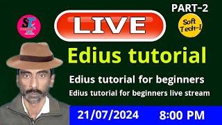Edius  video editing tutorial for beginners (PART-2) ,edius tutorial bangla,SoftTech-I!