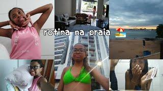 Rotina na praia~tour pelo apartamento,limpeza,praia,arruma-se comigo..