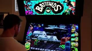 Battletoads Arcade Cabinet MAME Playthrough w/ Hypermarquee