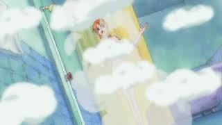 nami taking shower