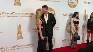 Kayden Kross and Manuel Ferrara on XBIZ Awards 2019 Red Carpet