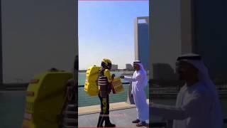 Dubai Flying Food Delivery !  #shorts  #dubai #foods