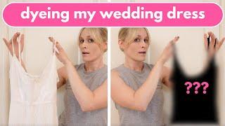 How to Dye a Wedding Dress...at Home