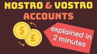 Nostro and Vostro accounts explained in 2 minutes