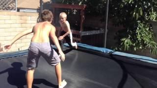 WWE Tag Team Match (Trampoline)