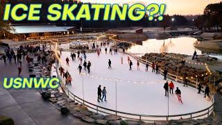 Unexpected Ice Skating at the Whitewater Center ~ Charlotte Adventure