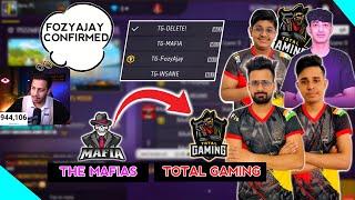 FINALLY MAFIAS BECAME TOTAL GAMING | FOZYAJAY CONFIRMED | THE MAFIAS IS TOTAL GAMING | @GamingAura