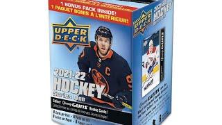 Opening (3) 2021-22 Upper-Deck series 1 hockey card Blaster boxes