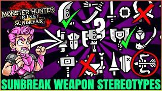 What Your Main Sunbreak Weapon Says About You - Monster Hunter Rise Sunbreak! (Weapon Stereotypes)