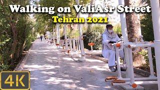 Walking on Vali Asr street- Tehran 2021- 4K