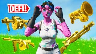 J'ai TENTÉ le ARME MYTHIQUE *SEULEMENT* Challenge sur FORTNITE ! (Défi Impossible)