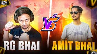 RGgamer Vs AmitBhai || Pro Jaisa Gameplay || AngryYoutuber Army