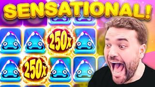I'VE NEVER SEEN THIS SLOT PAY SO MUCH! *BACK TO BACK MASSIVE WINS*
